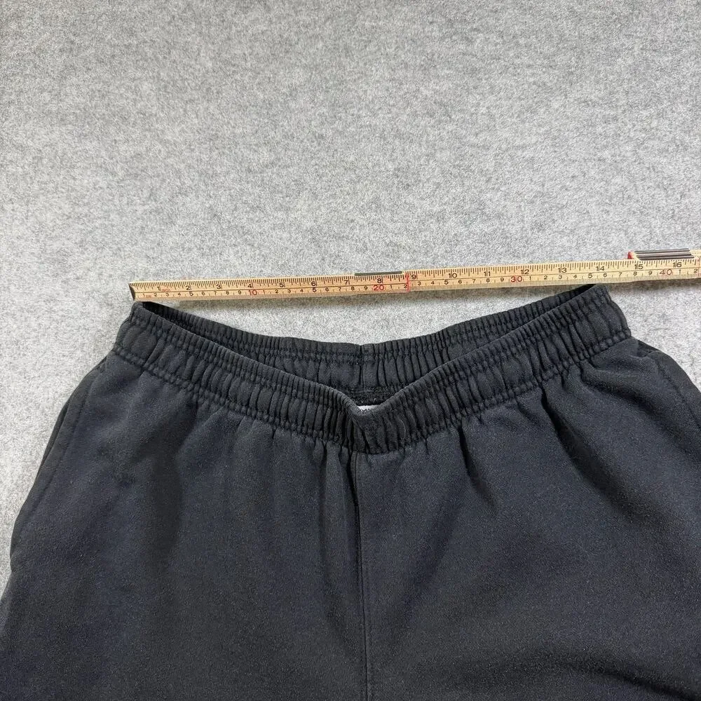 Champion Heavyweight Sweatpants Mens XL Black Embroidered Logo Lounge Drawstring